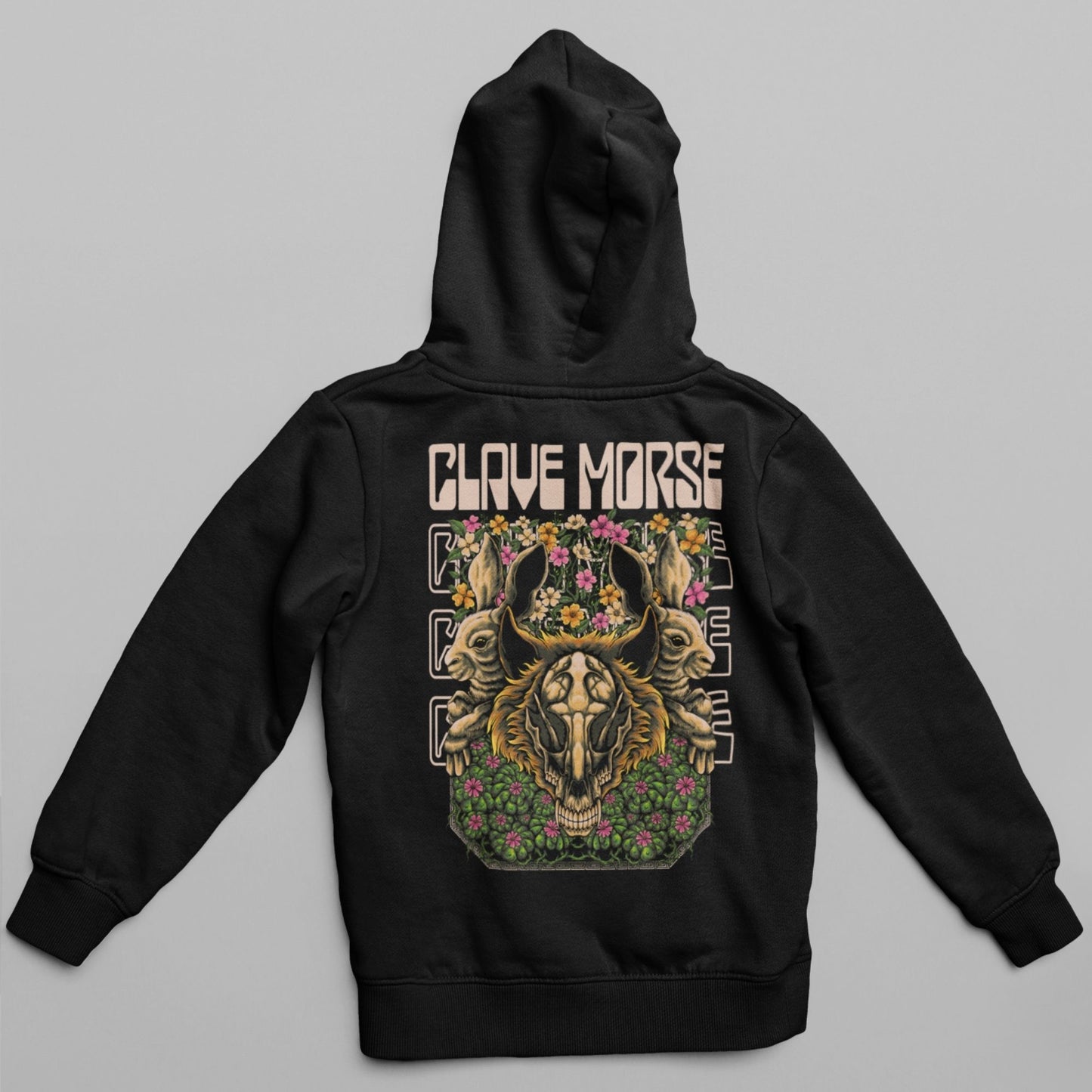 Hoodie Clave Morse - Fox Skull