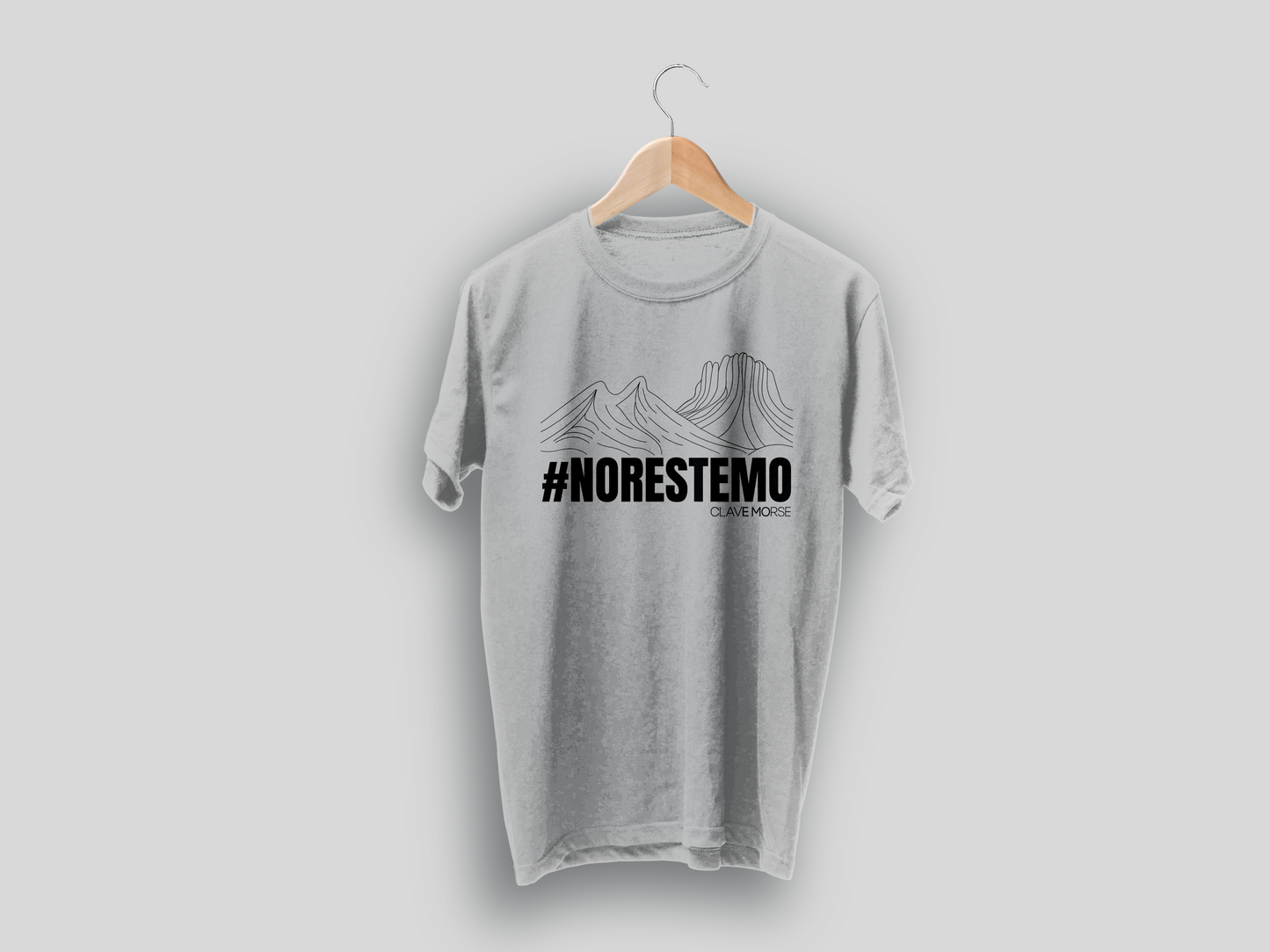 Playera Negra #NORESTEMO – Clave Morse