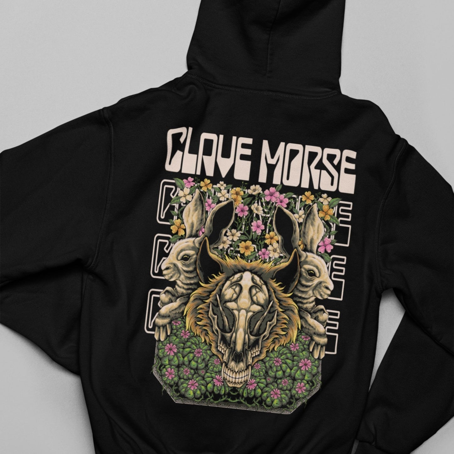 Hoodie Clave Morse - Fox Skull