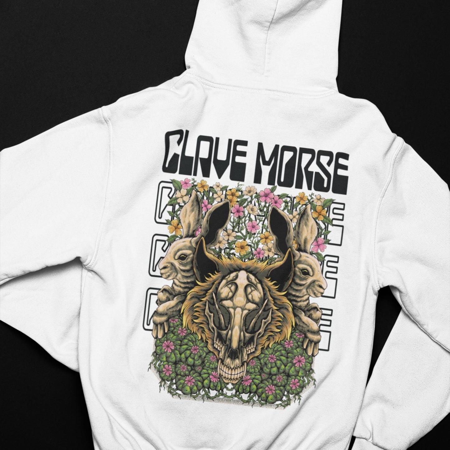 Hoodie Clave Morse - Fox Skull