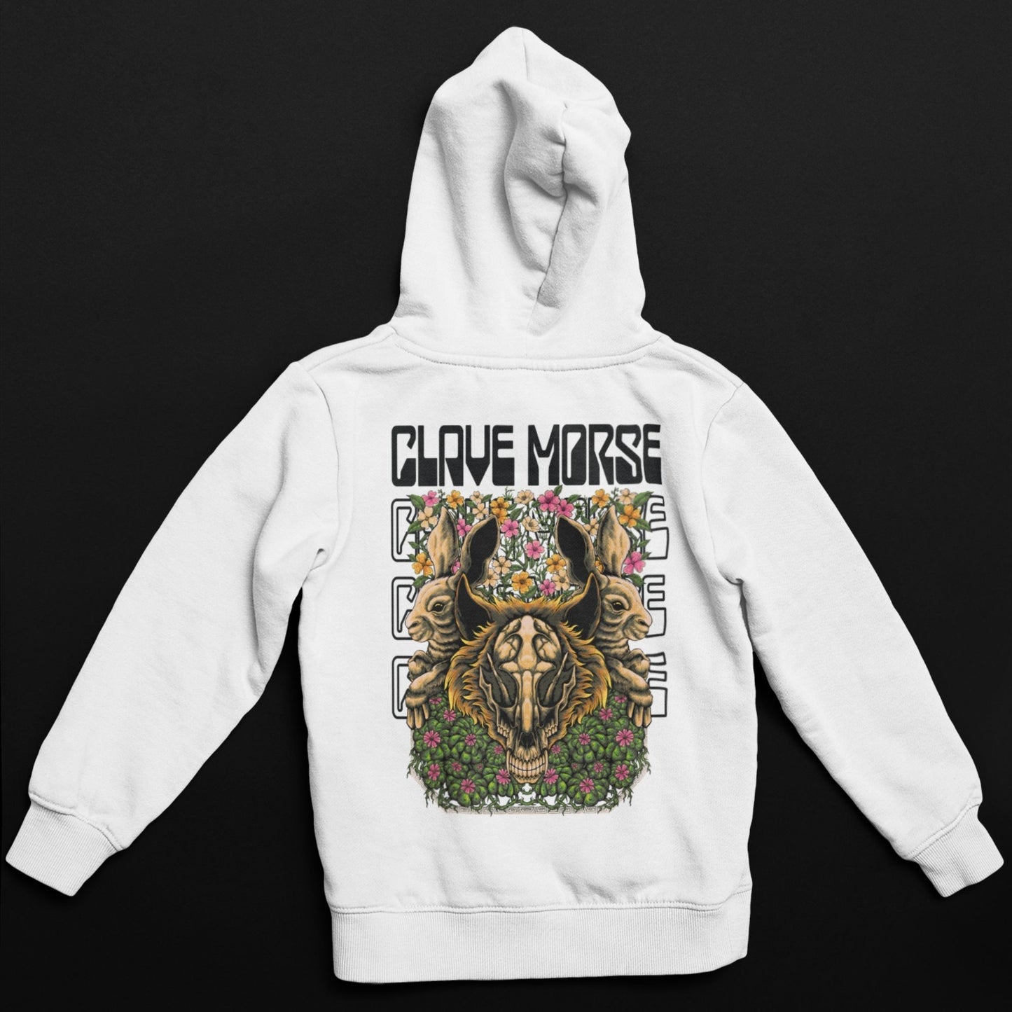 Hoodie Clave Morse - Fox Skull